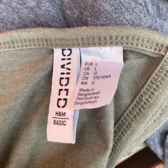 H&M Army Green Tank Top - Picture 3 of 3